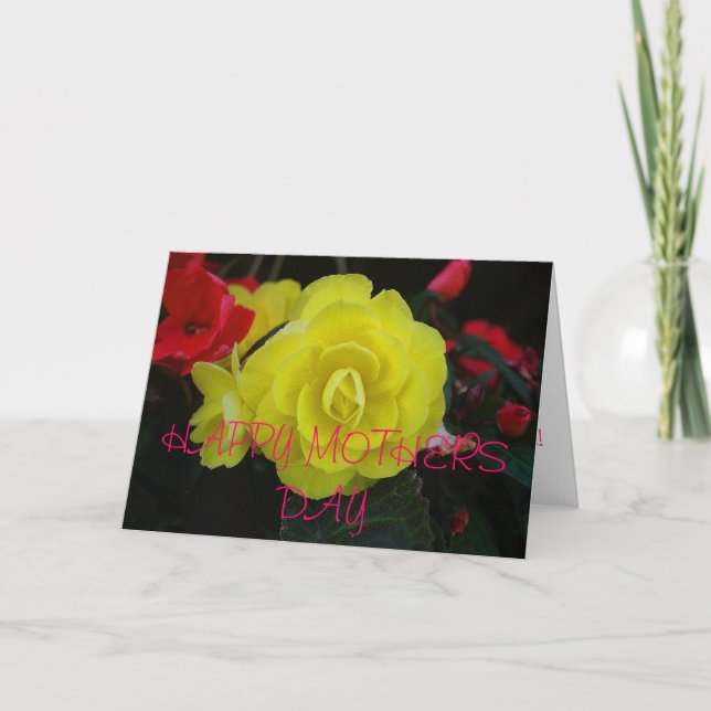Blumengestalt Karte (Vorderseite)