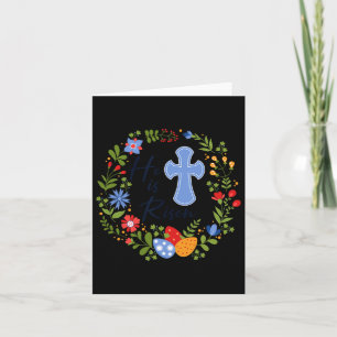 Blumengesteck Er Ist Auferstanden Jesus Christlich Karte