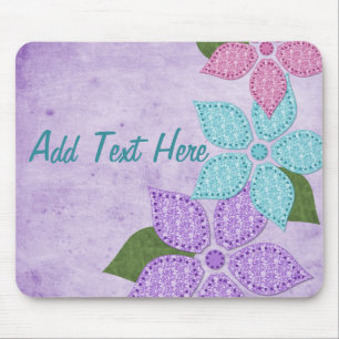 Blumengewebe Mousepad
