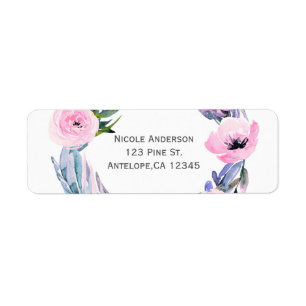 Blumengewinde Aquarell Elegante Brautparty