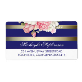 Blumengoldene Hochzeit und weiße Streifen