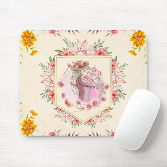 Blumengrafik, Lady of Spring Mousepad (Mit Mouse)