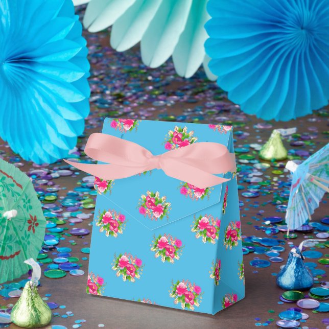 Blumengrafisches Muster Geschenkschachtel (Party)