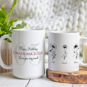 Blumengrandma Grandpa Sonnenblume Geburtstag Kaffeetasse