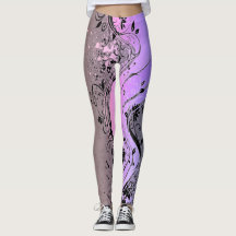 Blumengraphische Leggings