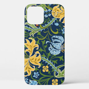 Blumengroße Blumen: Dunkelgrün Vintage Case-Mate iPhone Hülle