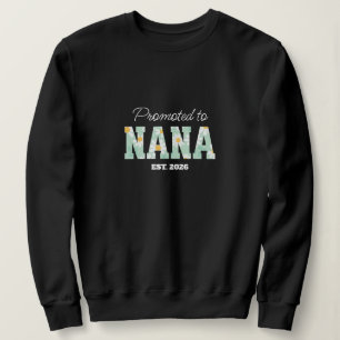 Blumengroßmutter, zur Großmutter befördert Sweatshirt