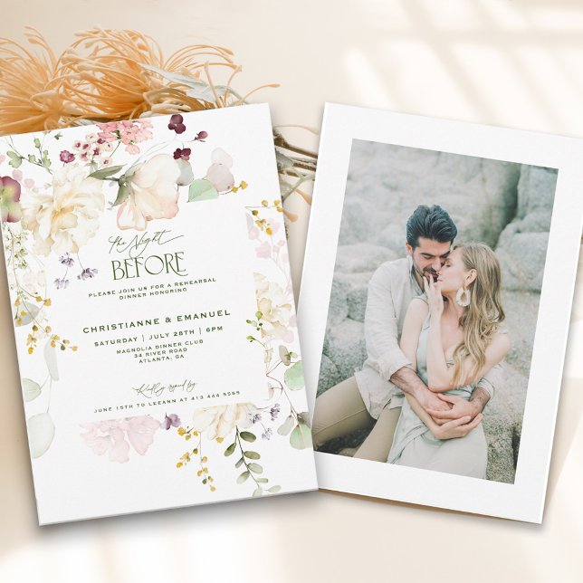 Blumengrün Abends vor Probe Einladung (Von Creator hochgeladen)