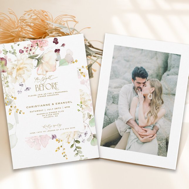 Blumengrün Abends vor Probe Einladung (Von Creator hochgeladen)