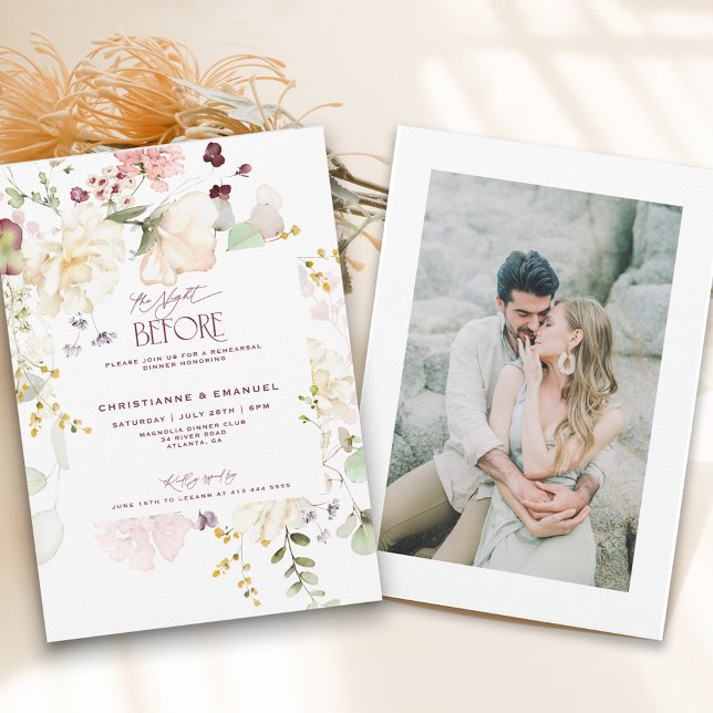 Blumengrün Abends vor Probe Einladung (Von Creator hochgeladen)