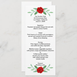 Blumengrün-Blätter-Hochzeitskarte