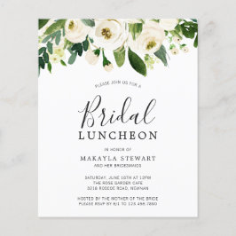 Blumengrün Haushalt Bridal Luncheon Einladung