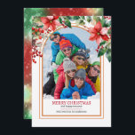 Blumengrün Kreieren Sie Ihr eigenes Foto Feiertagskarte<br><div class="desc">Blumengrün Kreieren Sie Ihren eigenen Foto Urlaub und Weihnachtskarte.</div>