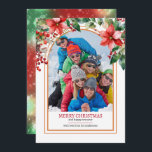 Blumengrün Kreieren Sie Ihr eigenes Foto Feiertagskarte<br><div class="desc">Blumengrün Kreieren Sie Ihren eigenen Foto Urlaub und Weihnachtskarte.</div>