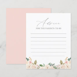 Blumengrün Pumpkin Baby Duschberatungskarte