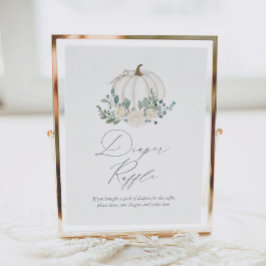 Blumengrün Pumpkin Baby Dusche Windelwanne Windelw Poster