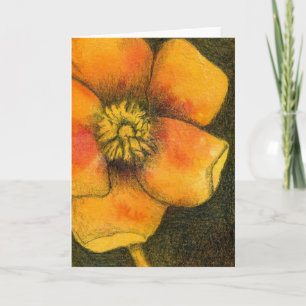 Blumengrußkarte "Buttercup" Karte