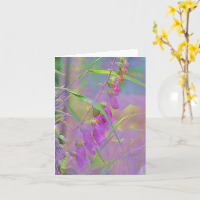 Blumengrußkarte Karte (Gelbe Blume)