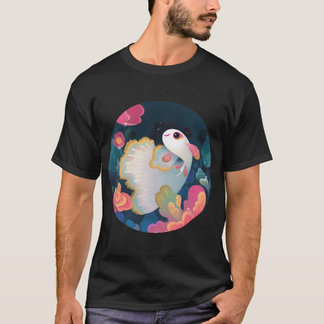 Blumenguppy T-Shirt (Vorderseite)