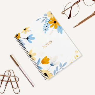 Blumengürtel-Hardcover-Notebook Notizbuch
