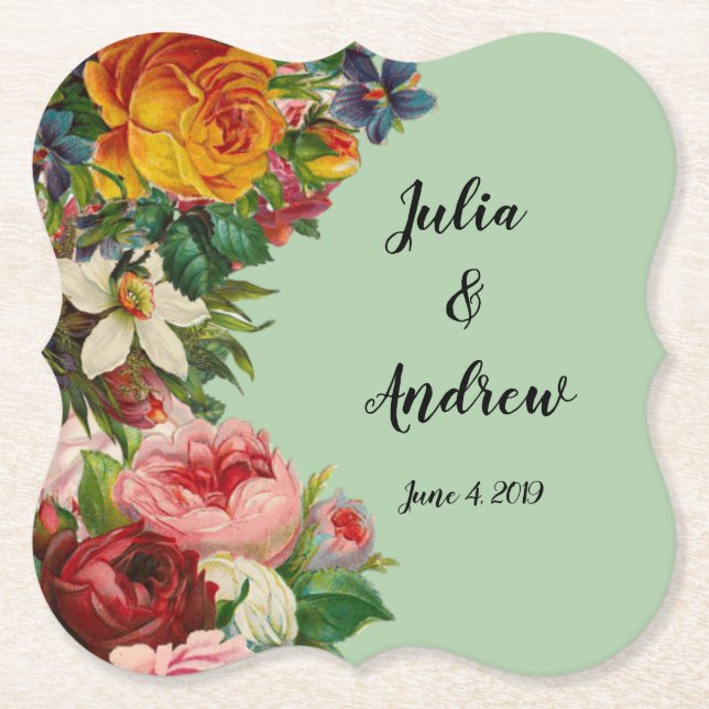 Blumenguss Untersetzer (Vorderseite)