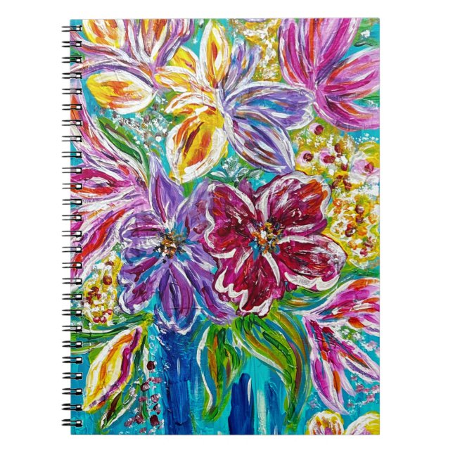 BlumengussNotebook Notizblock (Vorderseite)