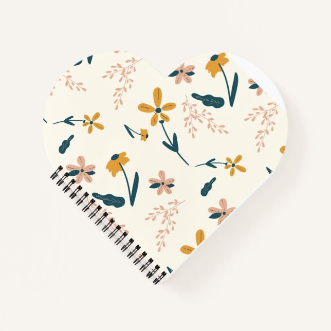 BlumengussNotebook Notizbuch (Vorderseite)