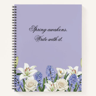 BlumengussNotebook Notizbuch
