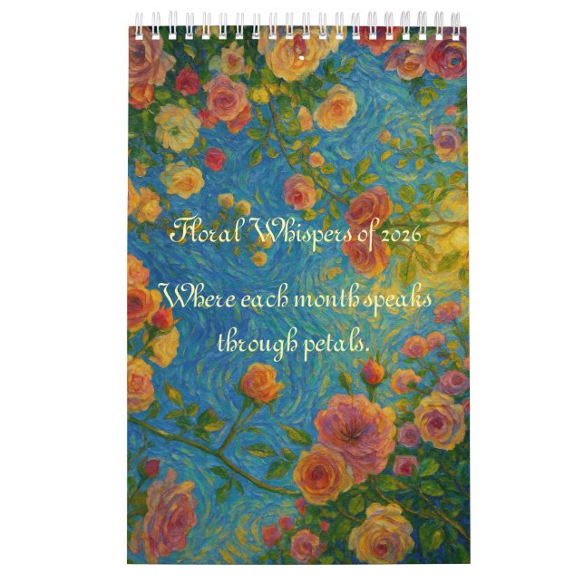 Blumenhafte Flüstern 2026 Kalender (Titelbild)