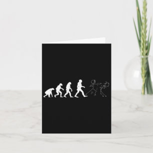 BlumenHalloween Women Men Funny Skeleton Drinken Karte