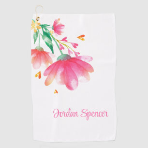 Blumenhandtuch Golfhandtuch