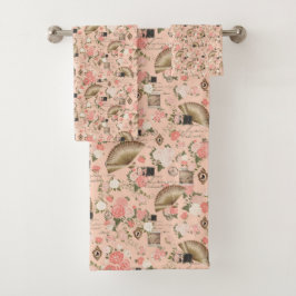 Blumenhandtuch-Set "Heringsbeginn" Badhandtuch Set