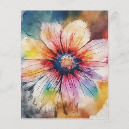 Blumenharmonie in Pastellfarben Flyer