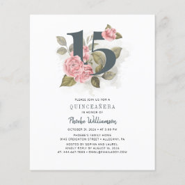 Blumenhaushalt Quinceanera 15. Geburtstagsfeier Ei