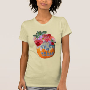 Blumenherbst Ernte Foto Cutout T - Shirt