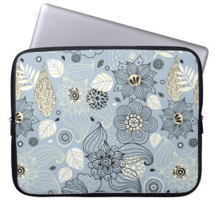 Blumenherbstdesign Laptopschutzhülle