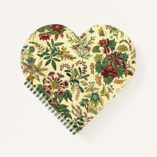 Blumenherz-Notebook Notizbuch