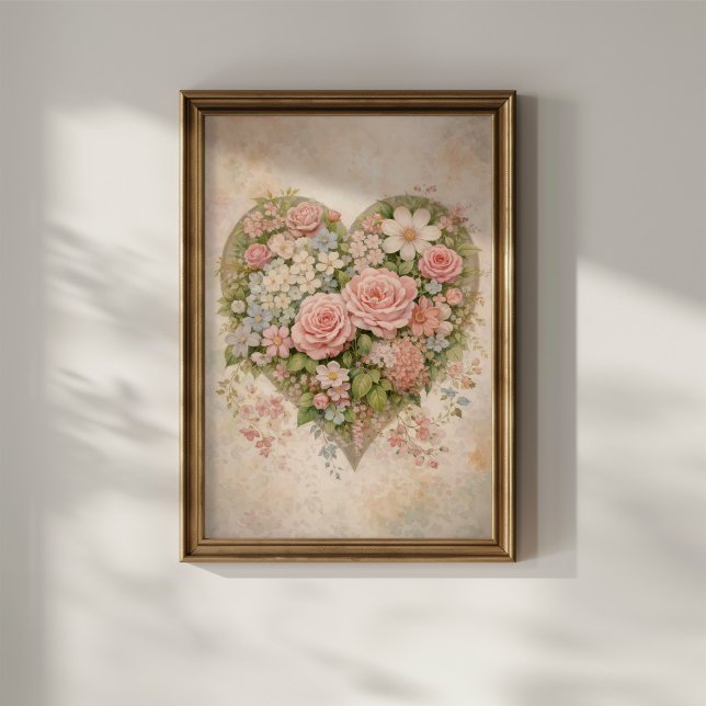 Blumenherz Poster (Von Creator hochgeladen)