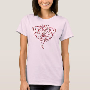 Blumenherz-Shirt T-Shirt