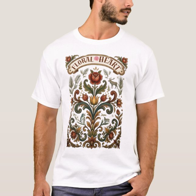 Blumenherz T-Shirt (Vorderseite)