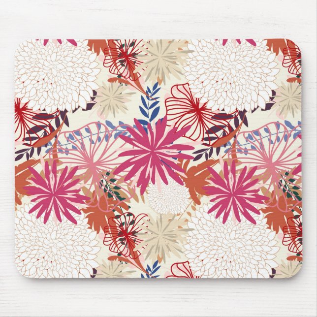 Blumenhintergrund 3 mousepad (Vorne)
