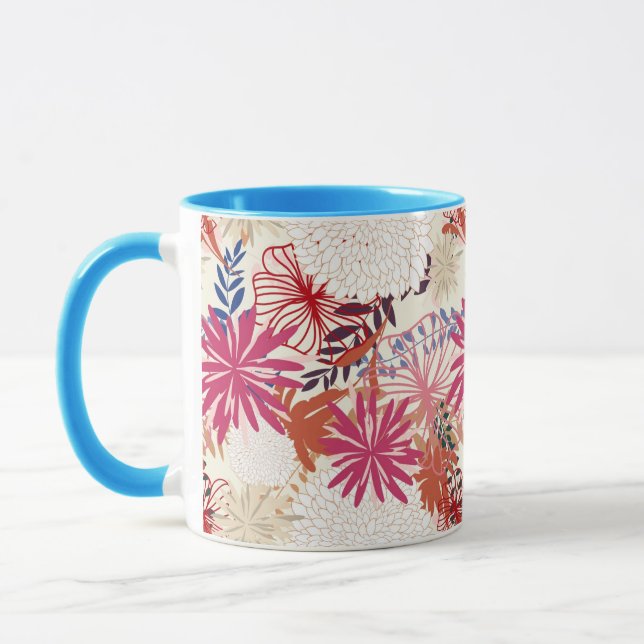 Blumenhintergrund 3 tasse (Links)