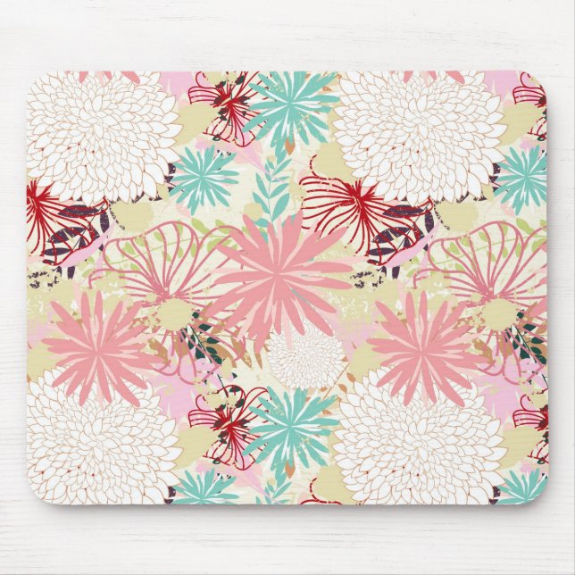 Blumenhintergrund 4 mousepad (Vorne)