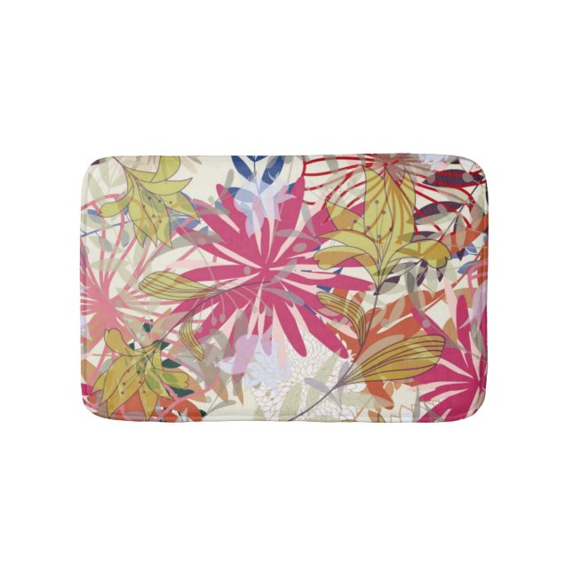 Blumenhintergrund 6 badematte (Vorderseite)