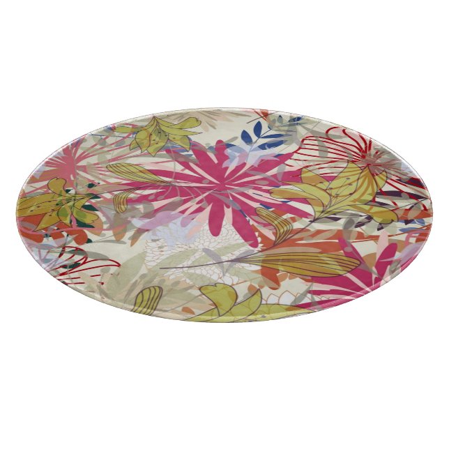 Blumenhintergrund 6 schneidebrett (Ecke)