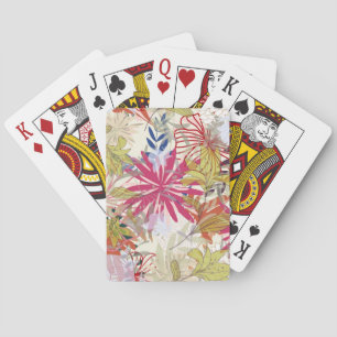Blumenhintergrund 6 spielkarten