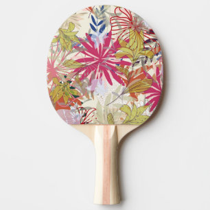 Blumenhintergrund 6 tischtennis schläger