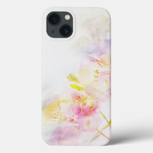 Blumenhintergrund mit Watercolor-Blumen Case-Mate iPhone Hülle