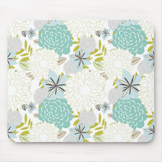Blumenhintergrund Mousepad (Vorne)