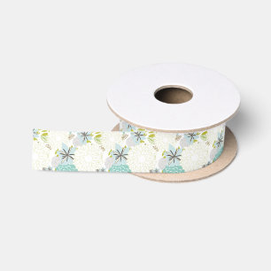 Blumenhintergrund Satinband